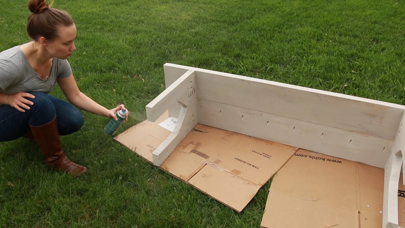 straightforward Farmhouse Bench Spraying All Weather Poly