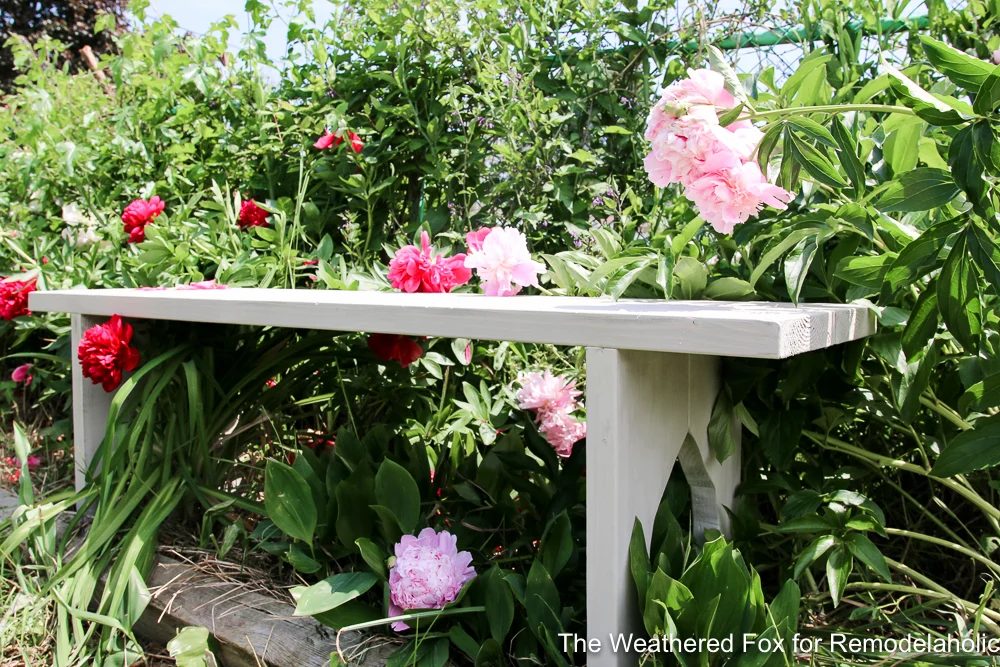 straightforward Farmhouse Bench From Inexpensive Lumber Bekob The Weathered Fox 3
