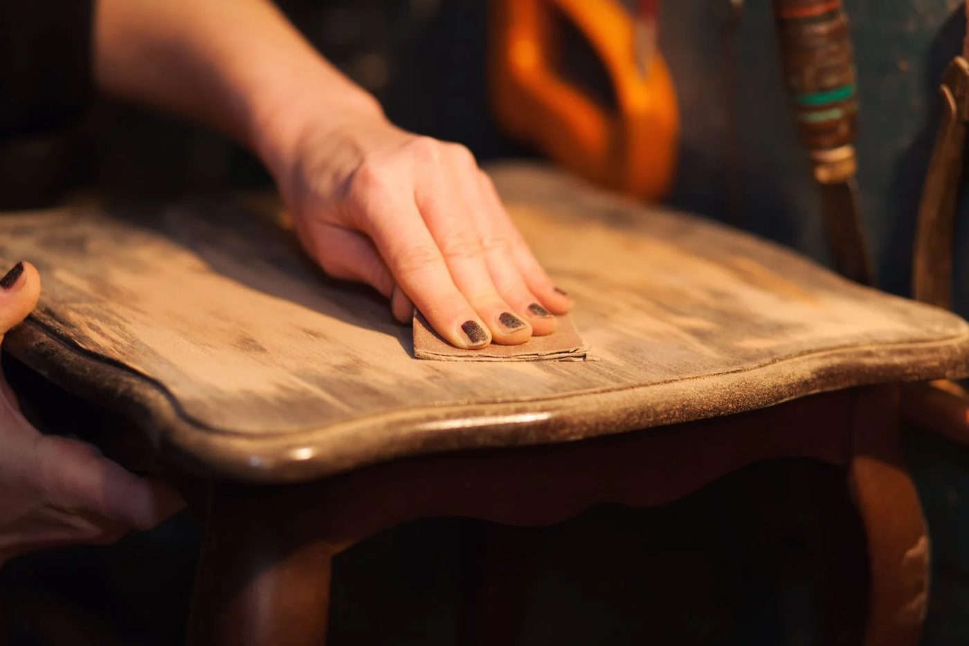 Sanding Wood Furniture