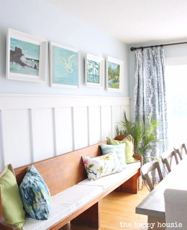 Thrift Store Vintage Painting Gallery Wall, The Happy Housie