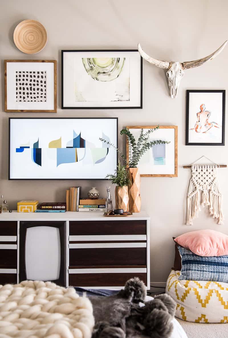 Tv Gallery Wall, Place Of My Taste