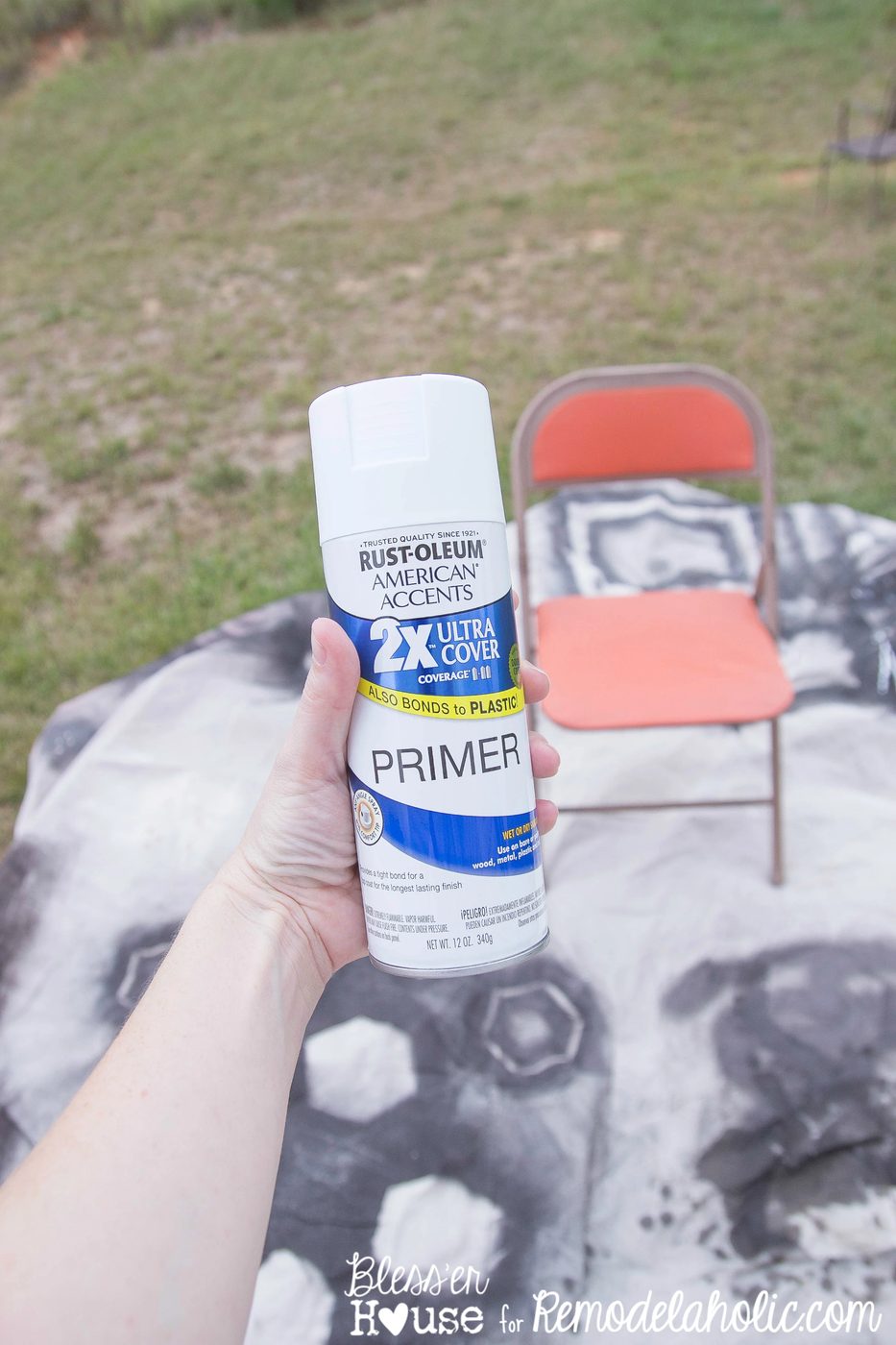 Painted Folding Chair Makeover | Bekob.com