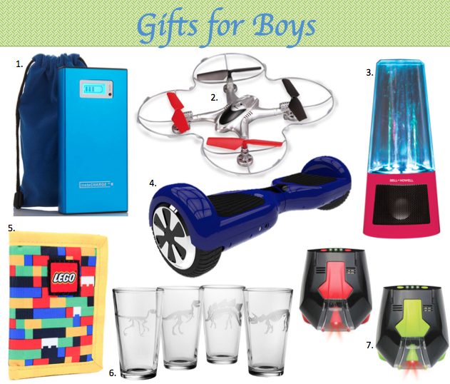 Great gift options for boys