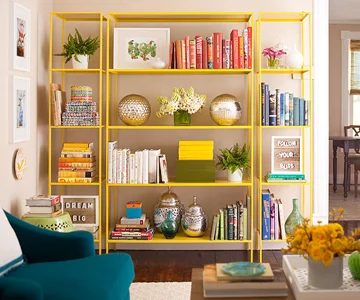 open shelf library tips via Bekob.com