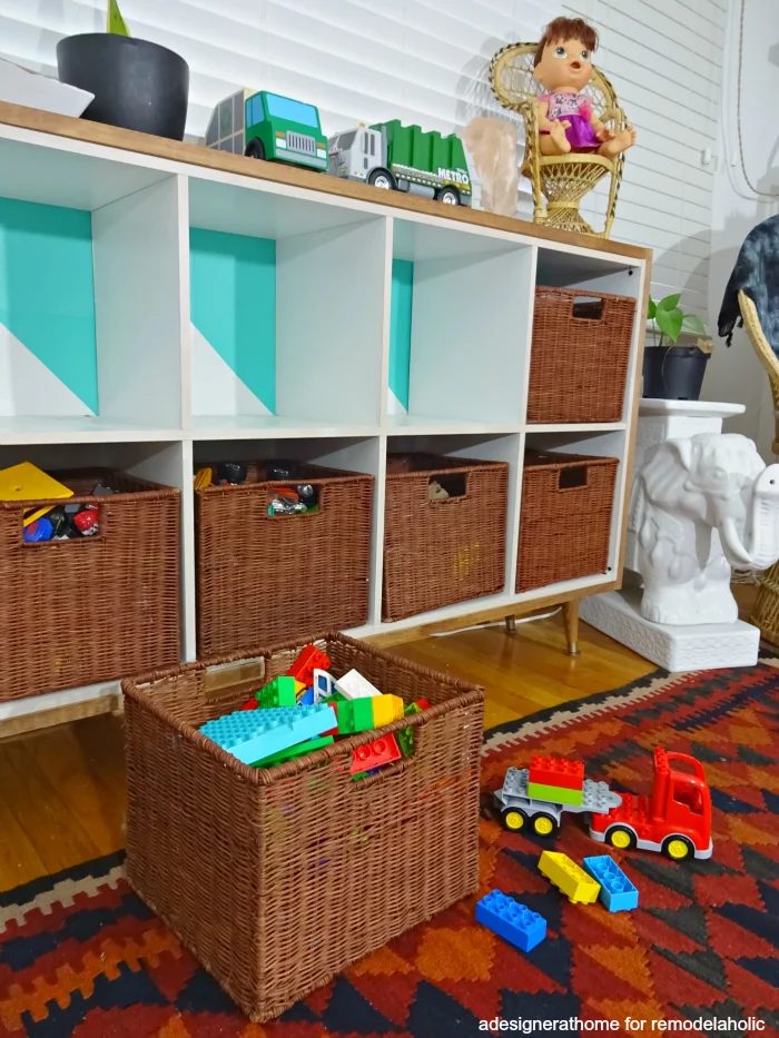 pretty kid's toy storage for Handmade low-cost
