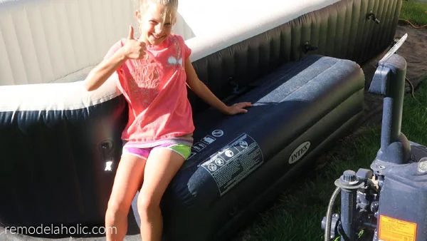 Side Support For Inflatable Pool Setup And Hot Tub #Bekob