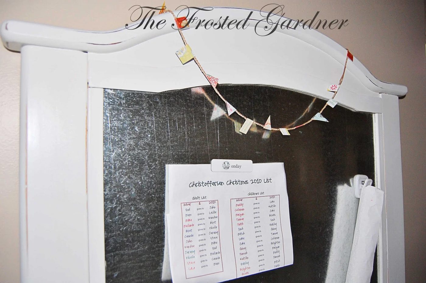 Upcycled Crib Magnet Board walkthrough #Bekob