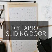 Handmade Fabric Sliding Door on Petite Modern Life