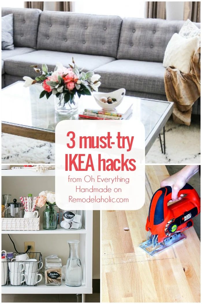 3 memorable must-try IKEA hacks from Oh Everything Handmade on @Bekob