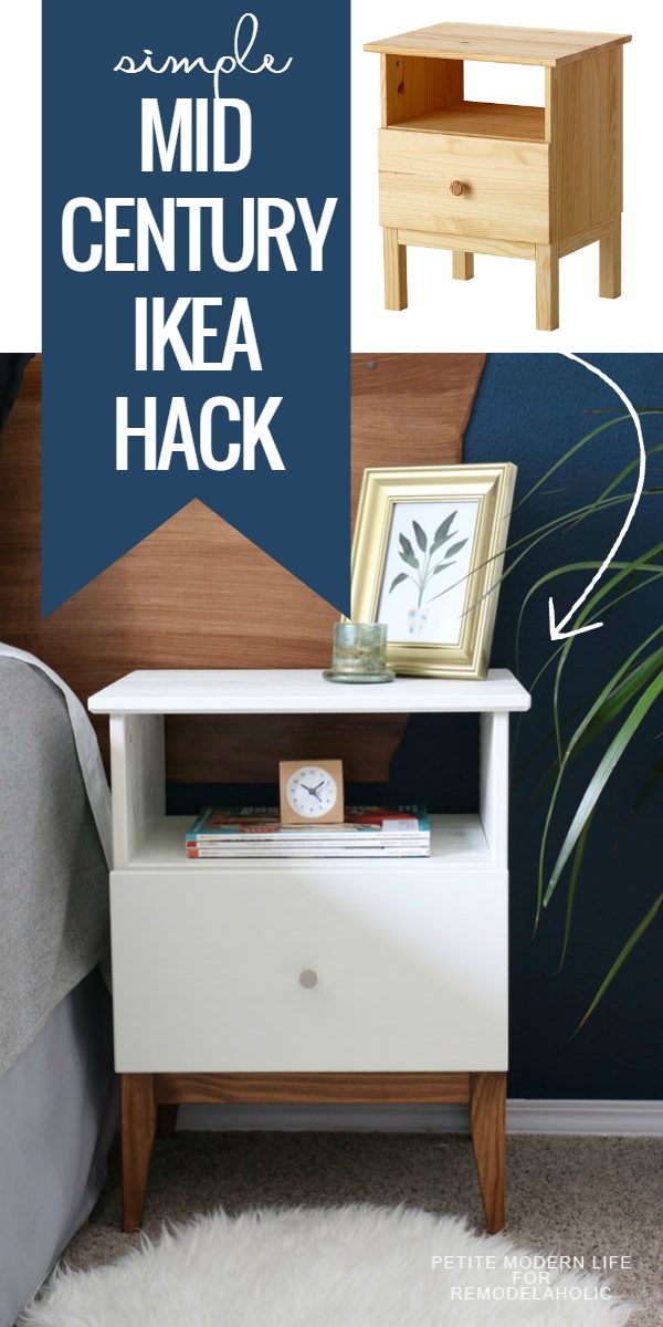Make IKEA look like classic mid century with this straightforward TARVA nighstand method. It will only take you a couple of extra minutes of prep before assembling!