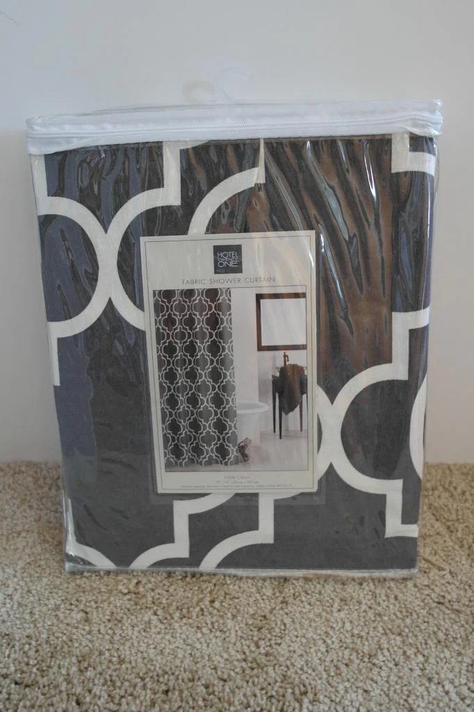 use a shower curtain to make a headboard cover, Sypsie Designs on Bekob