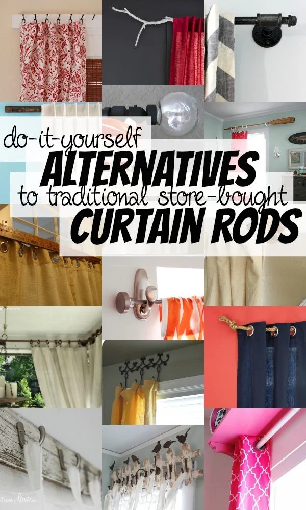 Alternative Handmade Curtain Rods via Bekob