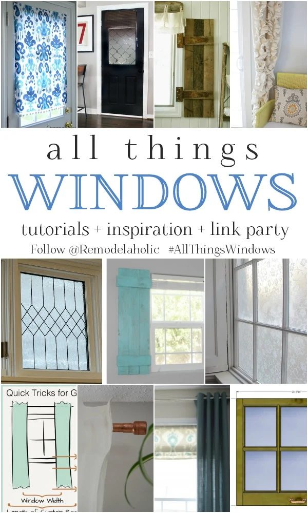 All Things Windows! Tutorials and inspiration on Bekob.com -- #AllThingsWindows #Handmade #linkparty