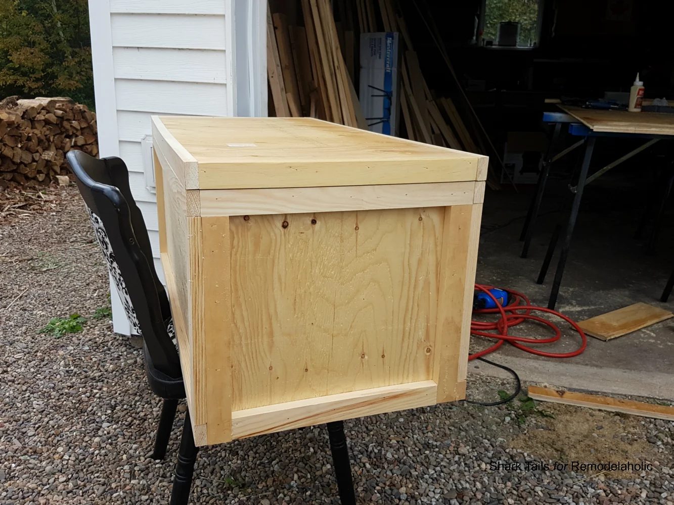 how to build a one sheet plywood storage box