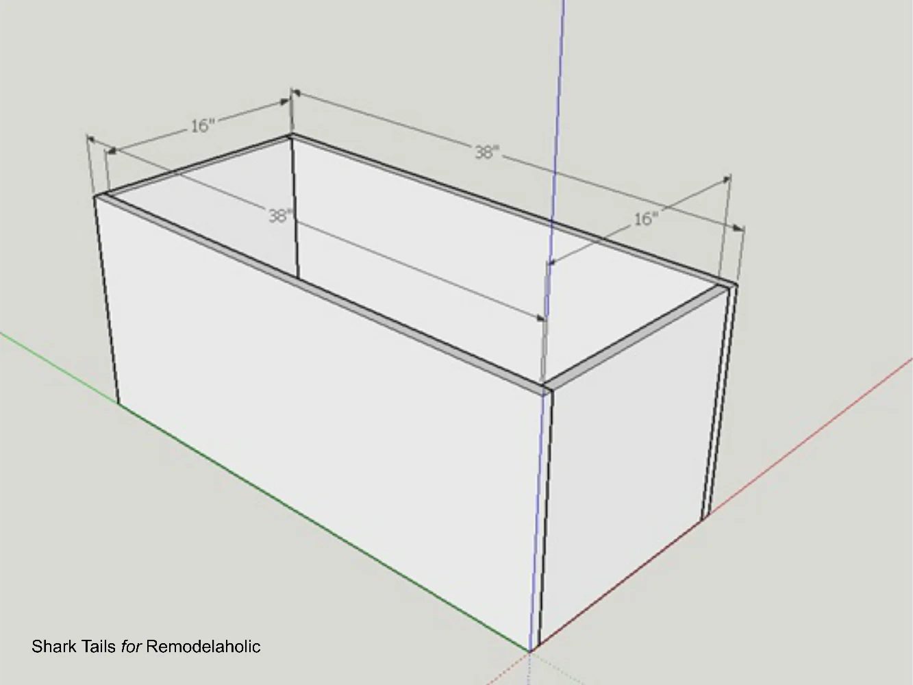how to build a one sheet plywood storage box with lid, dimensions