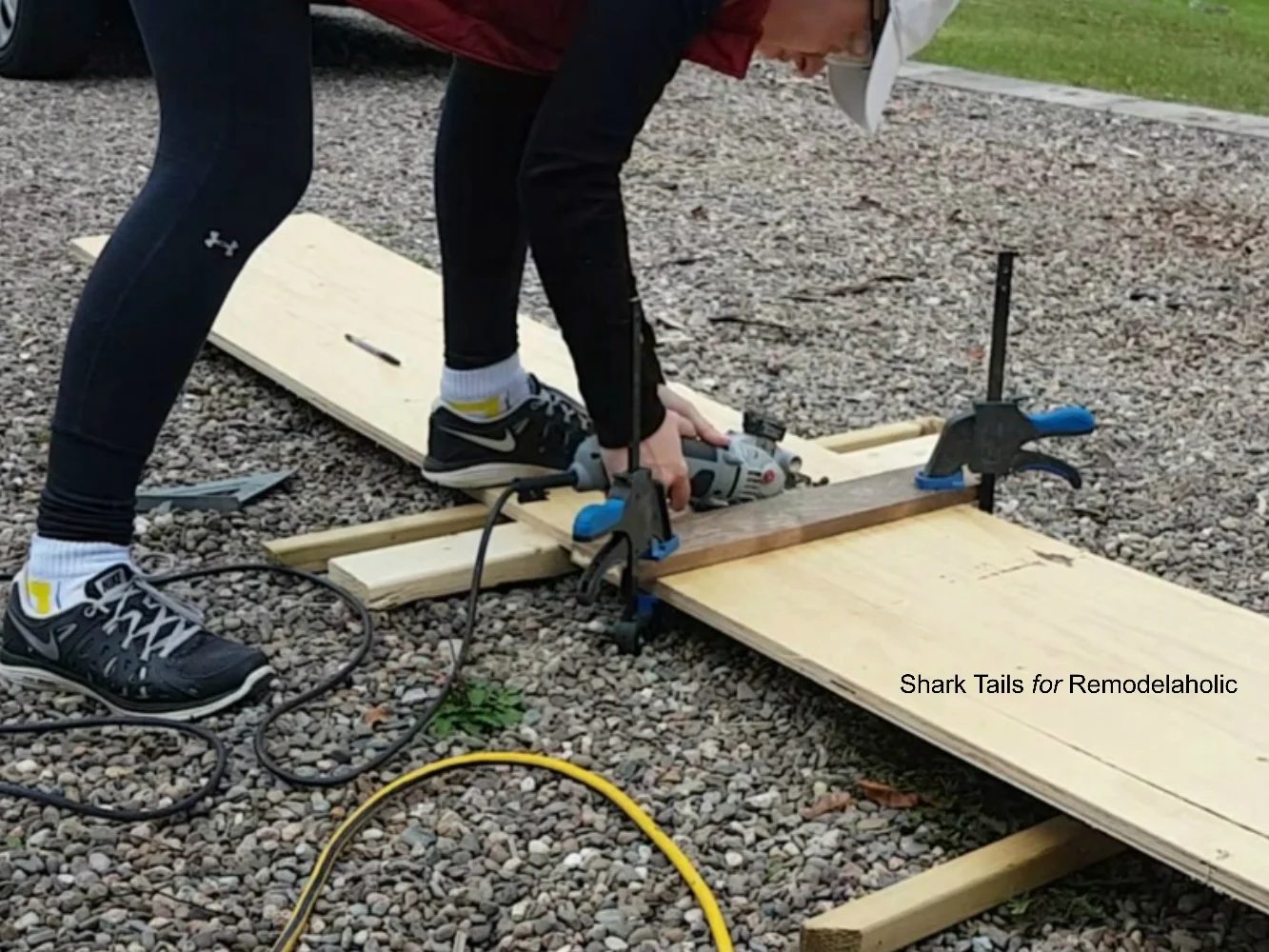 how to build a one sheet plywood storage box: cut the plywood without a table saw