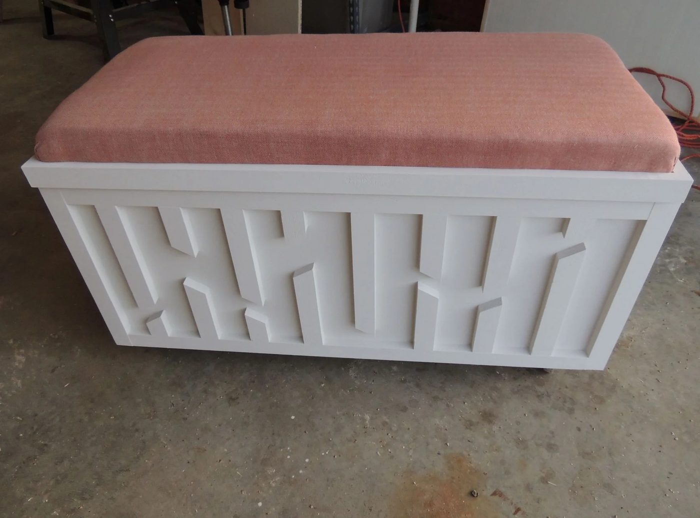One Sheet Plywood Box With Geometric Design, Savage Home Handmade