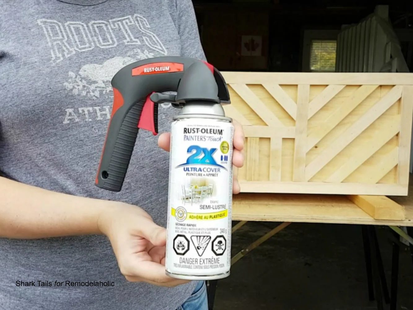 how to build a one sheet plywood storage box, spray paint