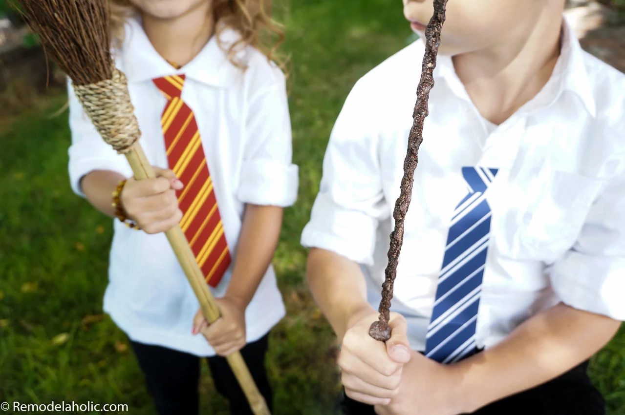 straightforward Last Minute Halloween Costumes: Printable Wizard Ties