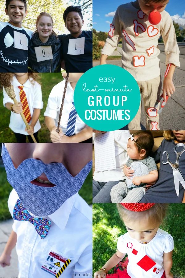 straightforward Last Minute Group Costumes For Halloween, Instant Download Printable #Bekob