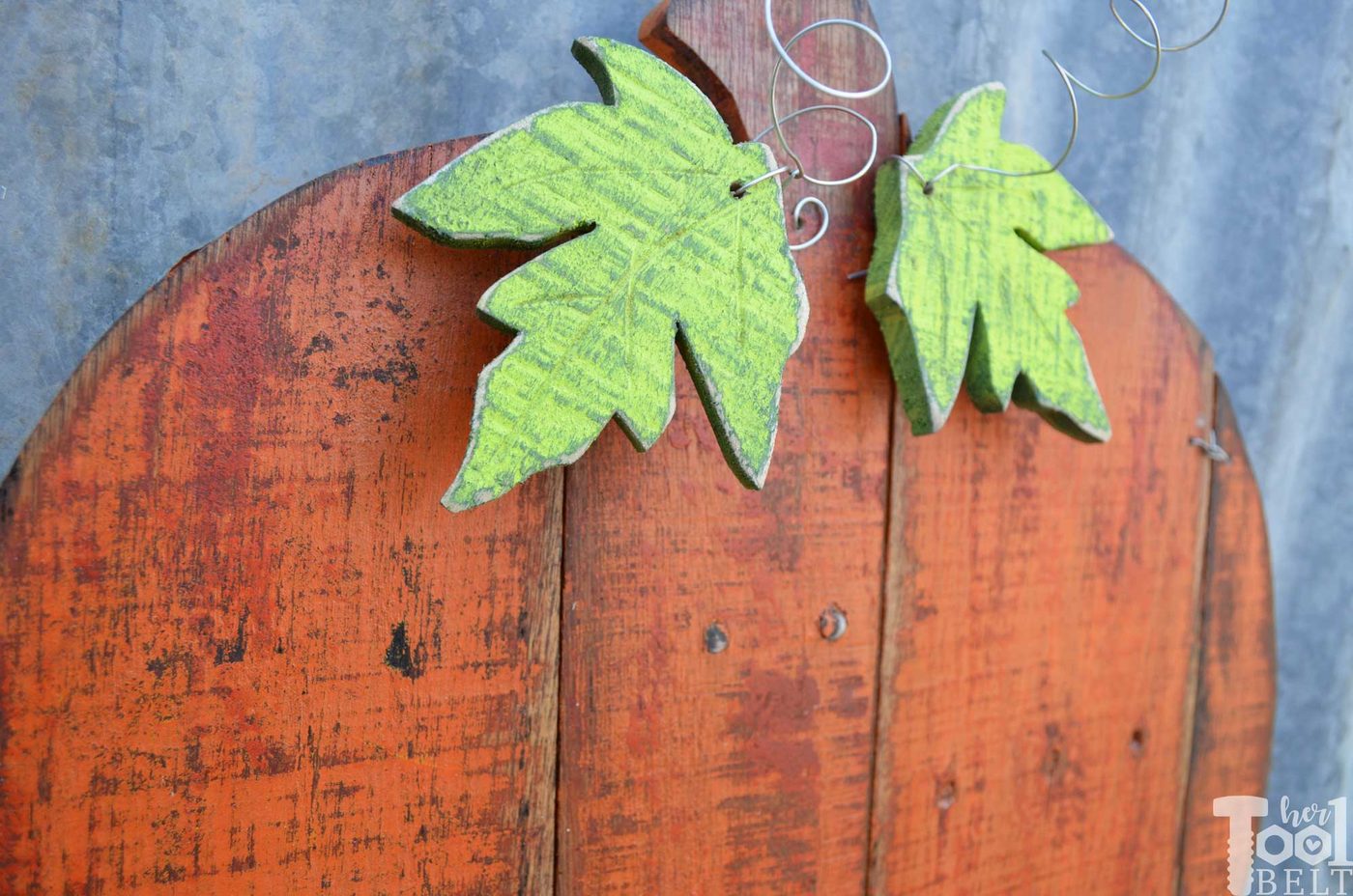 Hertoolbelt Pallet Pumpkin Hertoolbelt Leaf