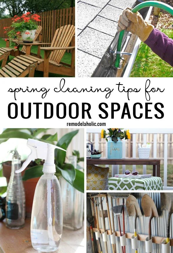 straightforward Spring Cleaning Tips For Outdoor Spaces | How to spring clean your porch, patio furniture, and more at Bekob.com