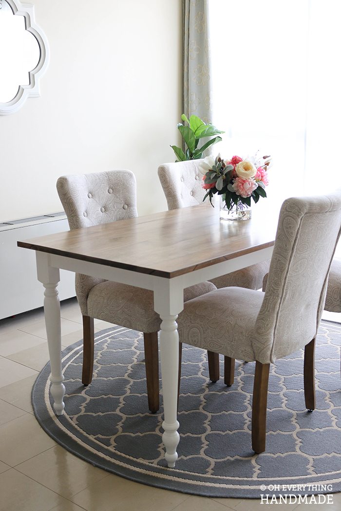 Dining-Farm-House-Table-Finished-Project Oh Everything Handmade