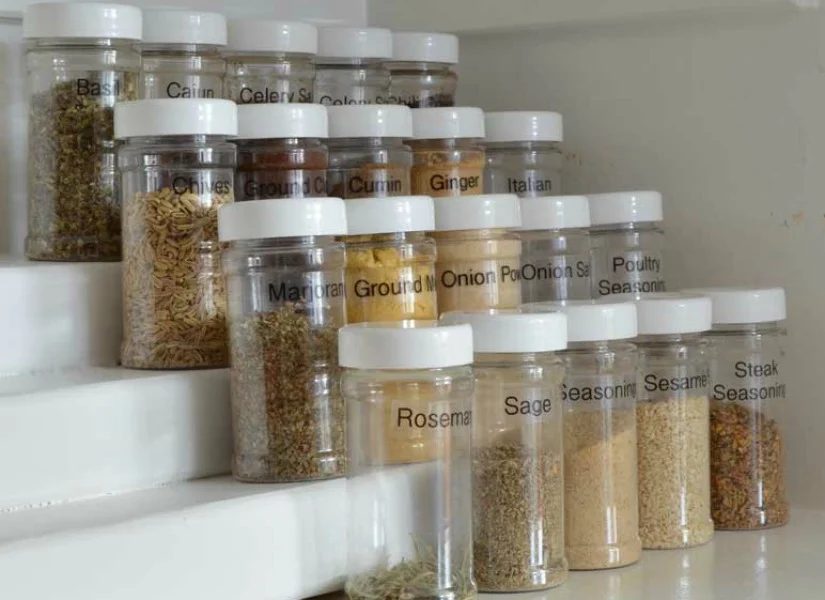 Build an straightforward Handmade Tiered Spice Organizer Rack