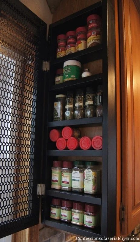space saving spice cabinet walkthrough