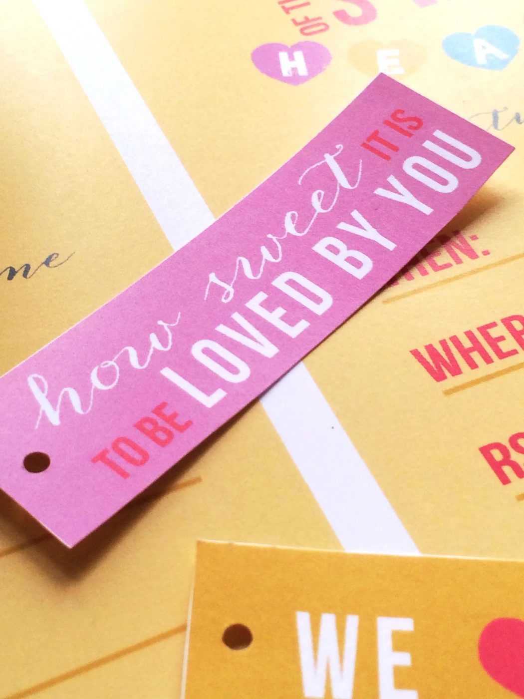 printable treat labels for Valentine's Day