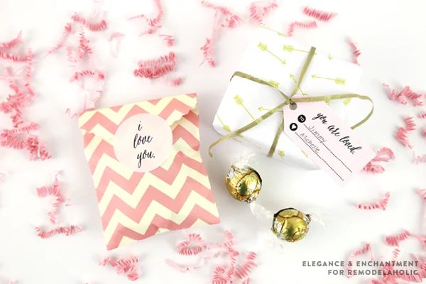 Bekob Printable Valentines Day Stickers and Tags