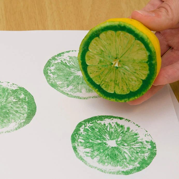 straightforward Art options for Kids Room Decor: handmade fruit prints for wall art (chicagobotanic)