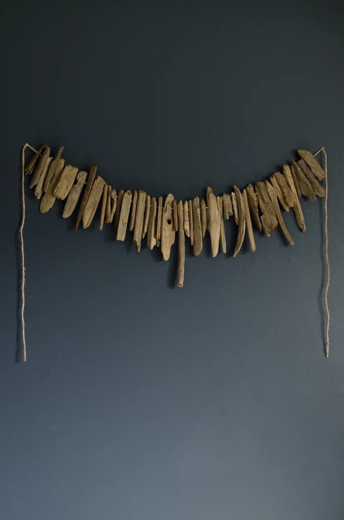 straightforward Art options for Kids Room Decor: handmade driftwood garland (Lemon Thistle)