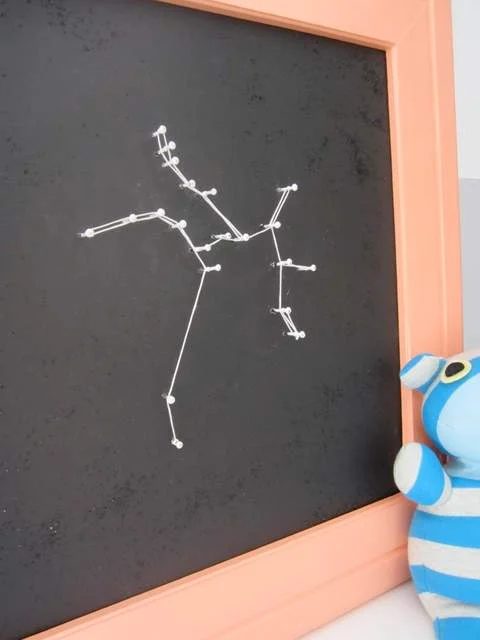 straightforward Art options for Kids Room Decor: string art constellation (Decor Adventures via Pretty Handy Girl)