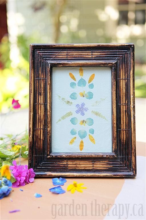 straightforward Art options for Kids Room Decor: hammered flower and leaf art (gardentherapy)