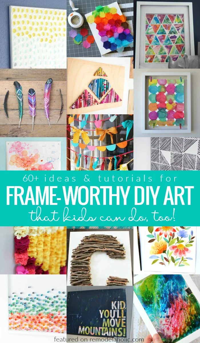 straightforward Art options For Frame Worthy Kids Art Projects, Diy Kids Wall Decor, Bekob
