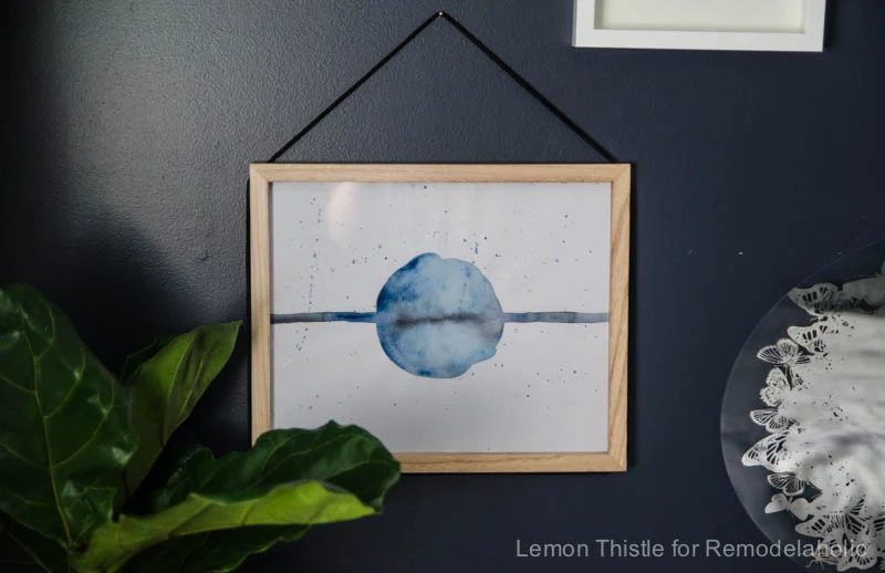 straightforward Art options for Kids Room Decor: straightforward Handmade Watercolor Painting