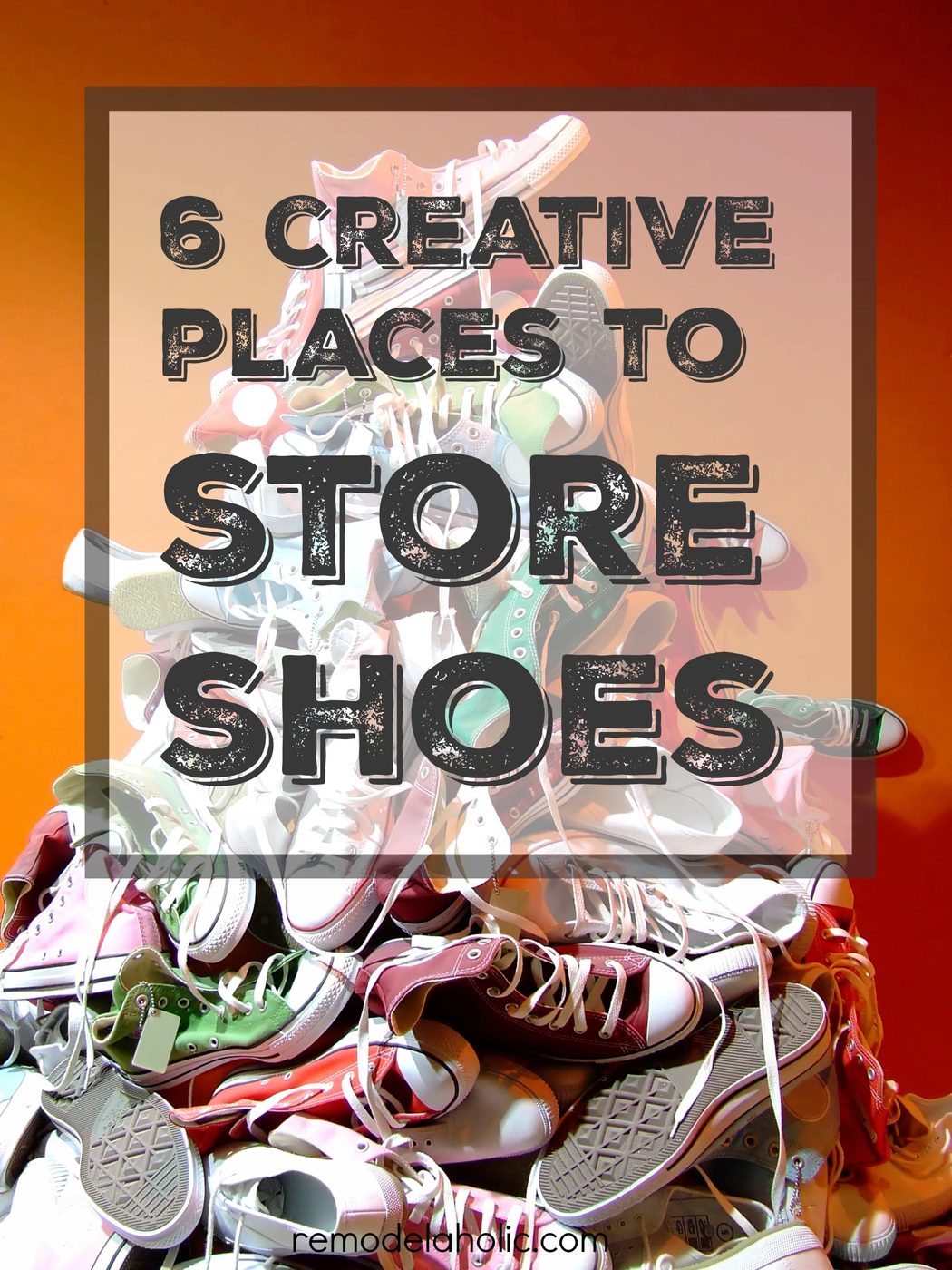 6 creative places to store shoes