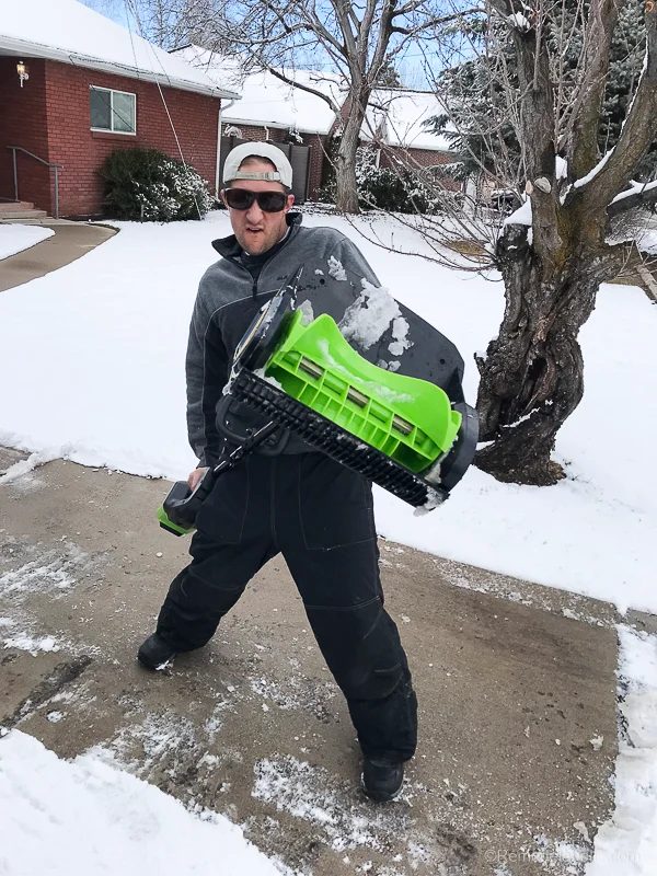 Cordless Electric Snow Shovel @Bekob 4