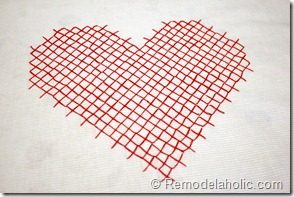 Valentine Pillow cover heart embroidery large scale pink red pillow heart (7)