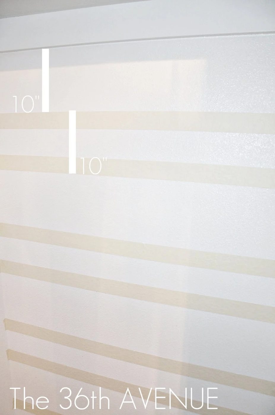 7 How To Paint Stripes In A Closet By The 36th Avenue Featured On @Bekob