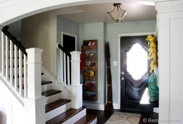Stair Makeover removing carpet from stairs custom newel posts