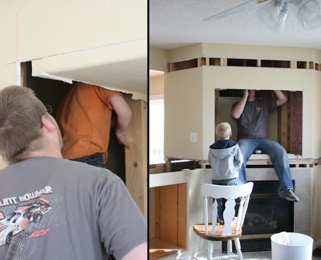 fireplace makeover 01
