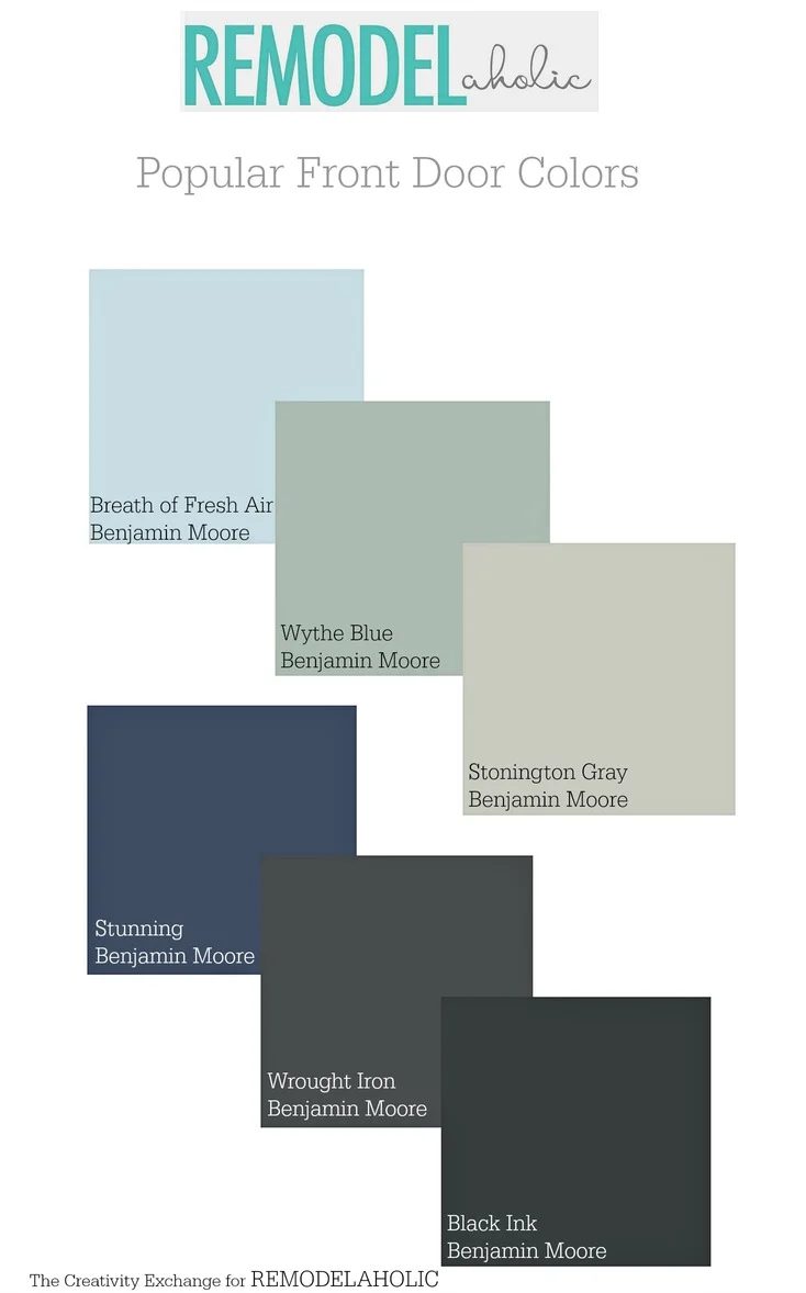 Popular front door paint colors. Bekob