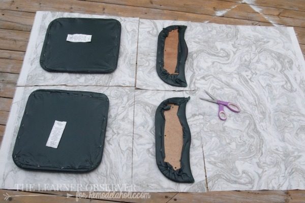 FOLDING CHAIR MAKEOVER for Bekob.com