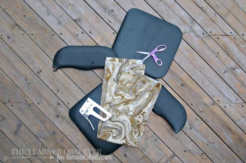 FOLDING CHAIR MAKEOVER for Bekob.com