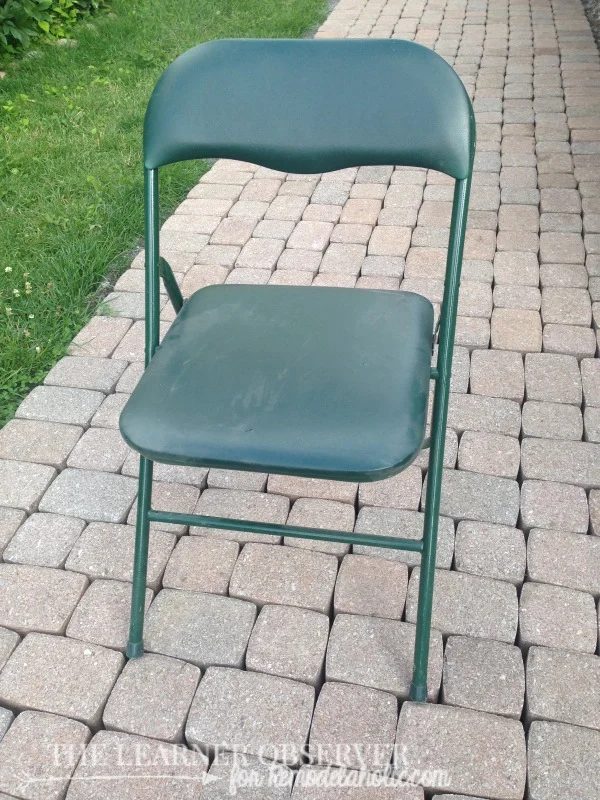 FOLDING CHAIR MAKEOVER for Bekob.com