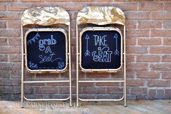 FOLDING CHAIR MAKEOVER for Bekob.com