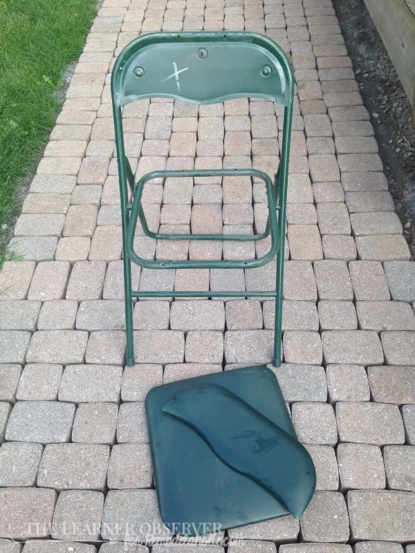 FOLDING CHAIR MAKEOVER for Bekob.com