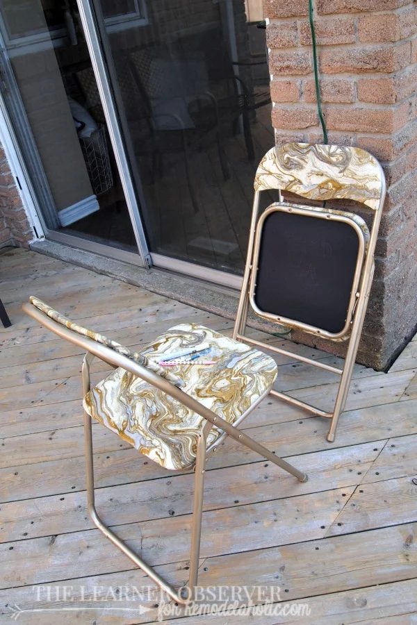 FOLDING CHAIR MAKEOVER for Bekob.com